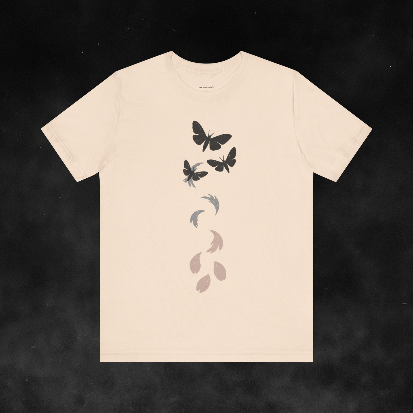 “Fading Butterflies” – Minimal Horror Tee