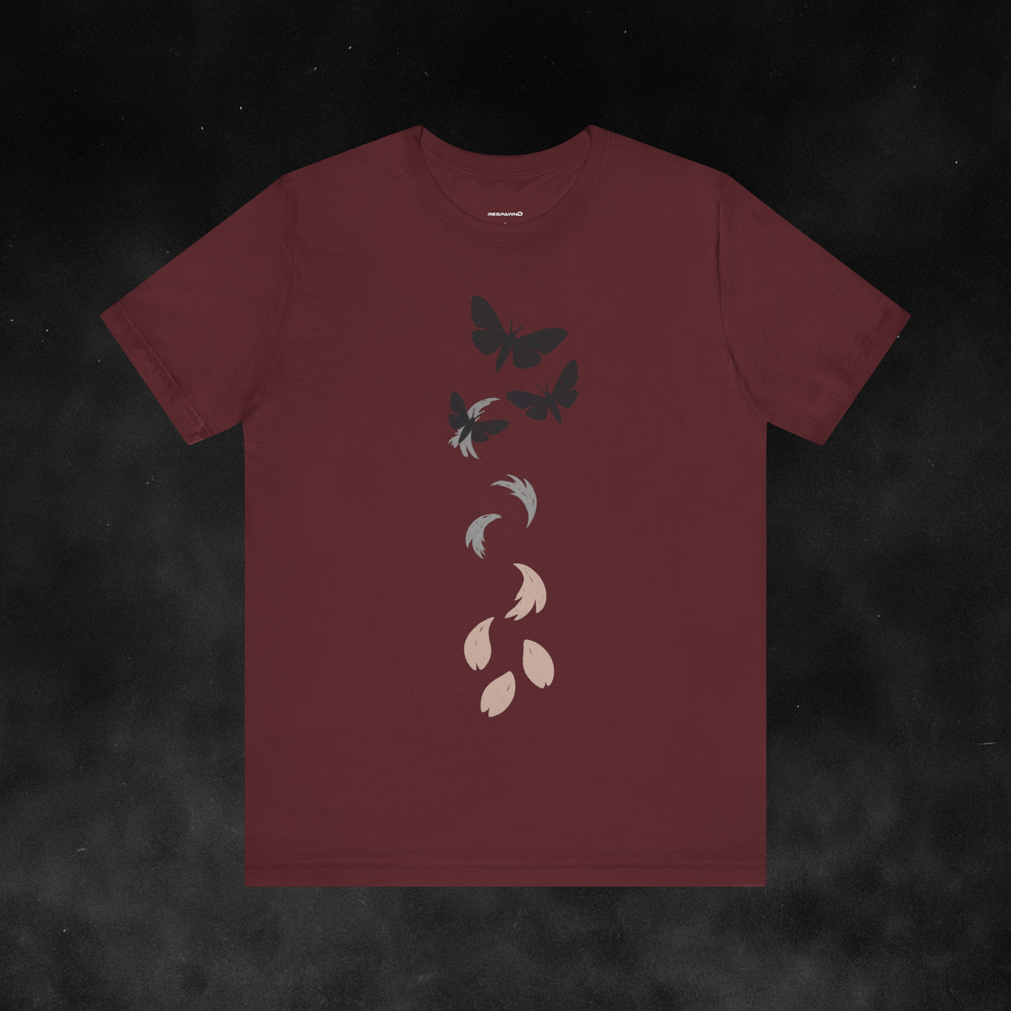 “Fading Butterflies” – Minimal Horror Tee