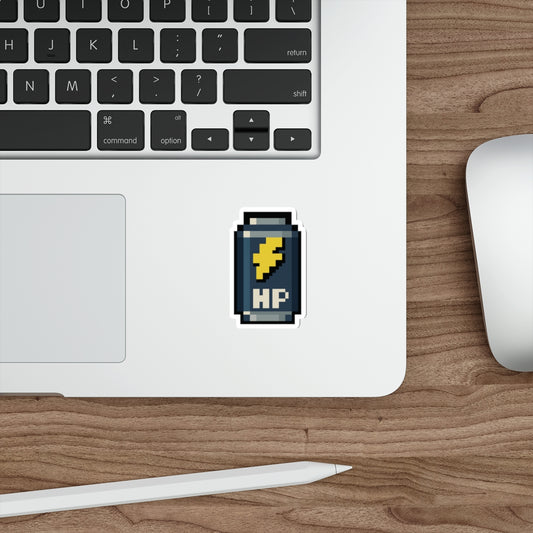 Pixel Art Energy Drink Die-Cut Stickers