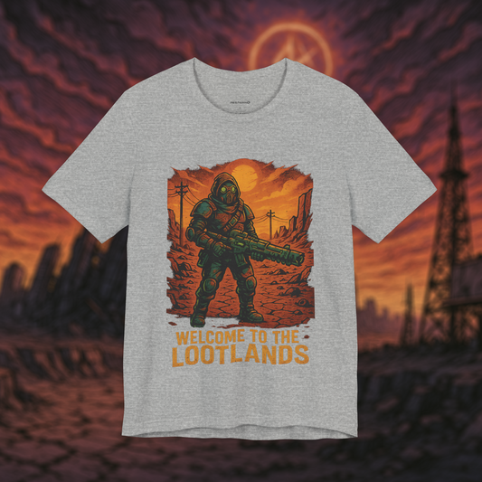 "Welcome to the Lootlands" – Wasteland Raider Tee