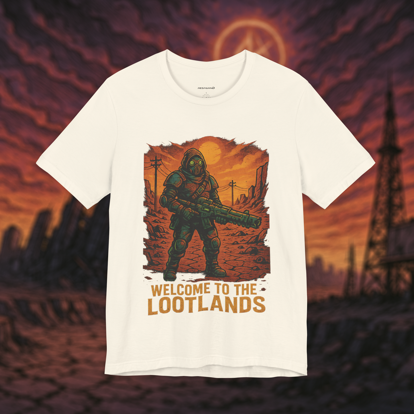 "Welcome to the Lootlands" – Wasteland Raider Tee