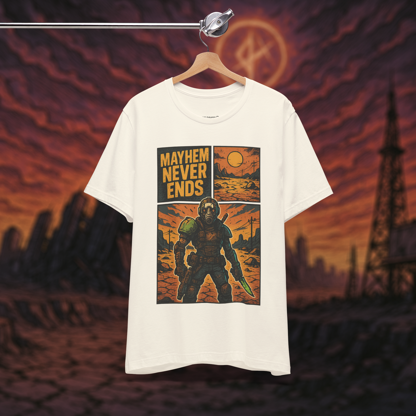 "Mayhem Never Ends" – Wasteland Survivor Tee