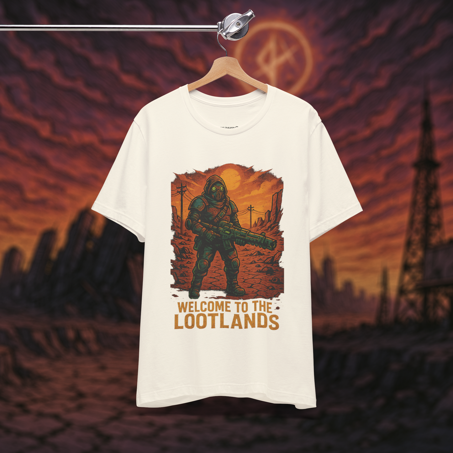 "Welcome to the Lootlands" – Wasteland Raider Tee