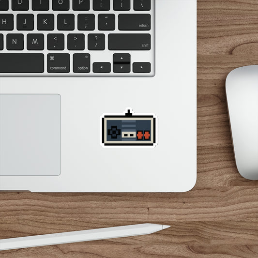 Pixel Art Controller Die-Cut Stickers