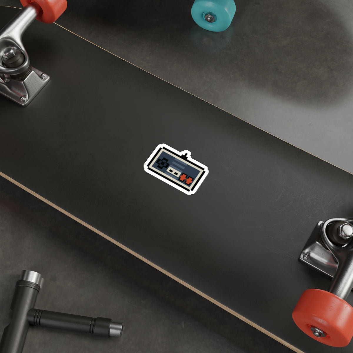 Pixel Art Controller Die-Cut Stickers