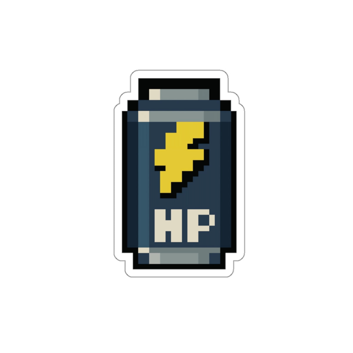 Pixel Art Energy Drink Die-Cut Stickers