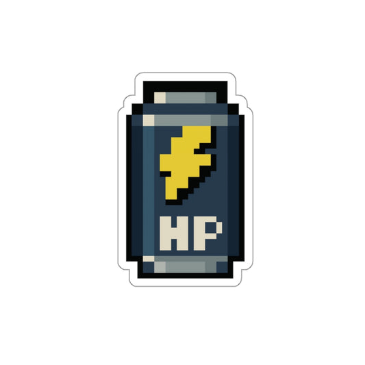 Pixel Art Energy Drink Die-Cut Stickers